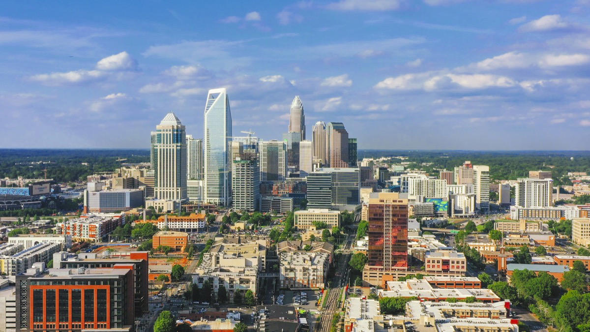 1. Fort Lauderdale, Florida (FLL), 2. Orlando, Florida (MCO), 3. Charlotte, North Carolina (CLT), 5. Dallas, Texas (DFW), 6. Atlanta, Georgia (ATL), 7. New Orleans, Louisiana (MSY), 9. Chicago, Illinois (ORD)