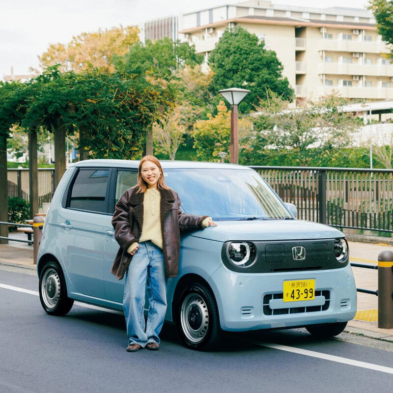 【連載】クルマのある生活, ホンダ N-ONE e: × アングリッドPR 増田理佳子さん, 私のお気に入り！My Favorites, モーター走行で快適に移動！電源としても活躍するクルマ, 〈HONDA N-ONE e:〉日常を身軽に過ごせる軽EV, この記事を書いた人