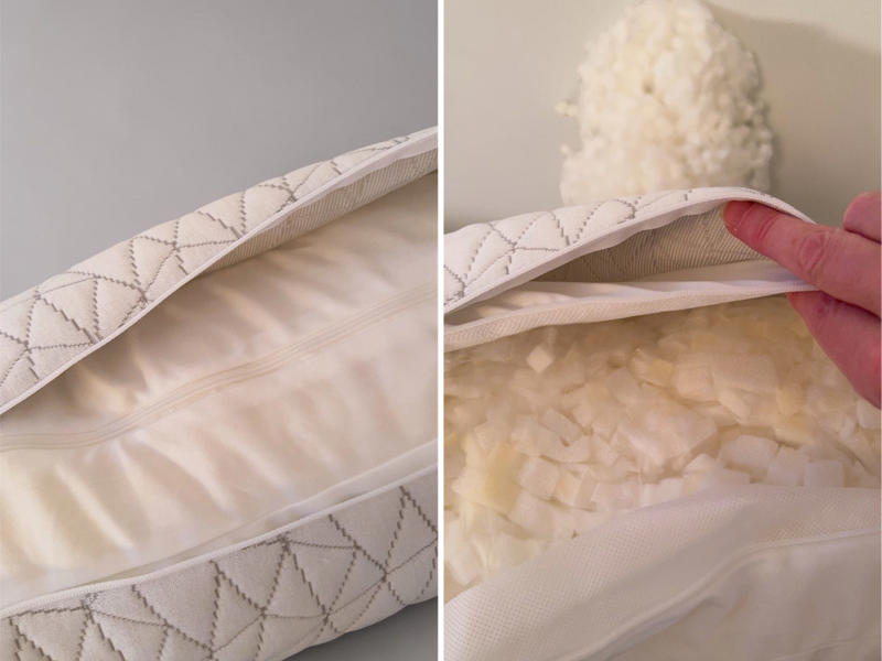 The Coop Original Crescent pillow delivers plush, adjustable comfort , The Eli & Elm Ergonomic Side Sleeper pillow provides support and structure, Cons of a crescent-shaped pillow to consider, The final verdict: should you buy a crescent pillow?, Why you can trust Business Insider's pillow reviews