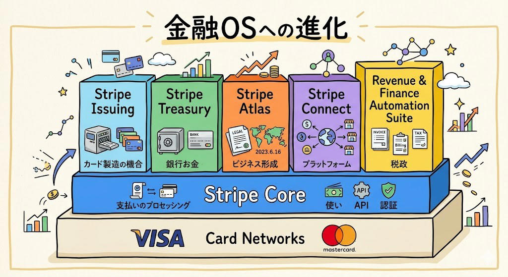 この記事で学べること, あなたが昨日払ったお金、どこを通ってた？, 19歳と17歳でミリオネア｜その後、次の壁を見た, 7行のコード｜PCI DSSの地獄から、コピペ1回で解放した, コリソン・インストール｜YCが命名した伝説の営業, ロゴを消して、インフラとして勝つ｜Bから9Bへ3倍超の回復構造, ShopifyもOpenAIも｜Stripe無しでは動かない, Stripe Mafia｜Greg Brockmanが自分の手でカード金庫を作った話, 「カードの上に乗っているだけ」ではなかった, AI時代の「財布」を握りに行く｜2030年1.7兆ドルの争奪戦, 新戦線①：stablecoinで「送金の壁」を壊しにいく, 新戦線②：欧州Weroとの地政学的戦い、そしてAdyenとの哲学差, Stripe依存の罠｜90日凍結と「静かなる支配」, 同じ戦略で勝った巨人たち｜Stripeは例外ではない, 兄弟の哲学は世界中の起業家に届いている, まとめ：摩擦をゼロにした人が、見えないまま勝つ