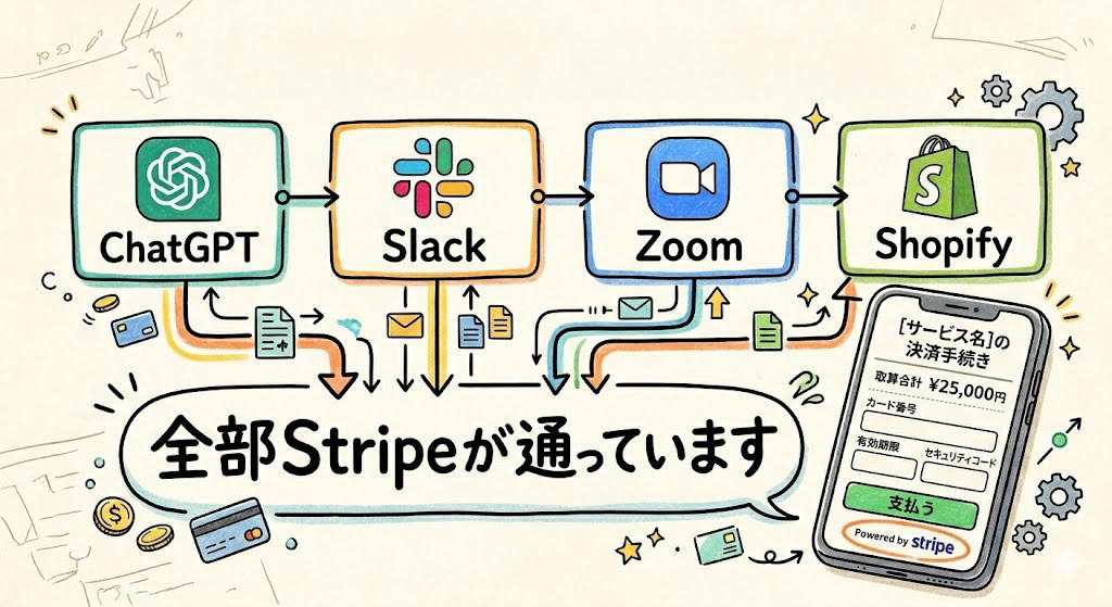 この記事で学べること, あなたが昨日払ったお金、どこを通ってた？, 19歳と17歳でミリオネア｜その後、次の壁を見た, 7行のコード｜PCI DSSの地獄から、コピペ1回で解放した, コリソン・インストール｜YCが命名した伝説の営業, ロゴを消して、インフラとして勝つ｜Bから9Bへ3倍超の回復構造, ShopifyもOpenAIも｜Stripe無しでは動かない, Stripe Mafia｜Greg Brockmanが自分の手でカード金庫を作った話, 「カードの上に乗っているだけ」ではなかった, AI時代の「財布」を握りに行く｜2030年1.7兆ドルの争奪戦, 新戦線①：stablecoinで「送金の壁」を壊しにいく, 新戦線②：欧州Weroとの地政学的戦い、そしてAdyenとの哲学差, Stripe依存の罠｜90日凍結と「静かなる支配」, 同じ戦略で勝った巨人たち｜Stripeは例外ではない, 兄弟の哲学は世界中の起業家に届いている, まとめ：摩擦をゼロにした人が、見えないまま勝つ