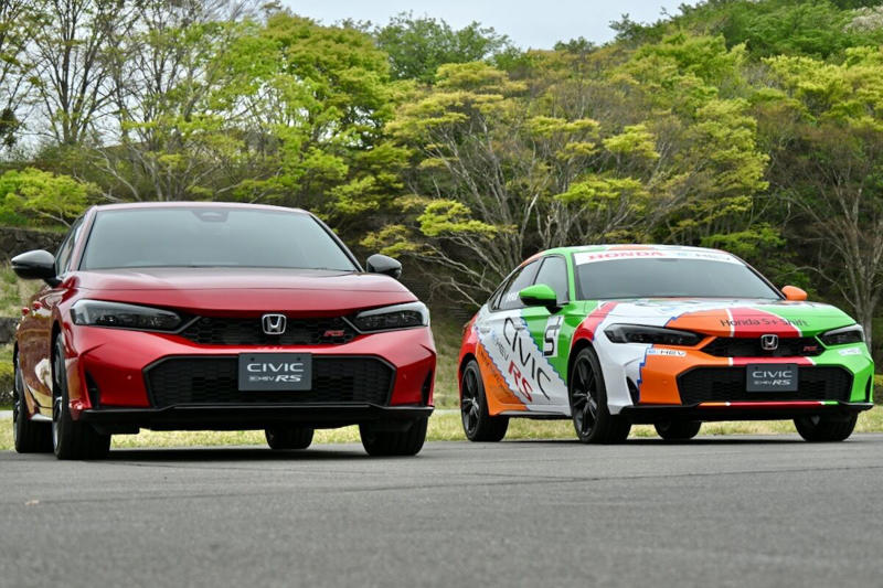 シビックのハイブリッドは意外に…, ハイブリッド車でMT車の運転を楽しめる?, 伊豆のクローズドコースで「e:HEV RS」を体感!, タイプR開発責任者「かっきー」も参画