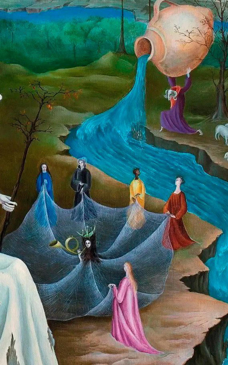 Heidi Klum as the Veiled Vestal, Kendall Jenner as the Winged Victory of Samothrace, Madonna (and friends) as the Temptation of Saint Anthony, The Temptation of Saint Anthony by Leonora Carrington, Gracie Abrams as Gustav Klimt’s Adele Bloch-Bauer, Hunter Schafer as Gustav Klimt’s Mäda Primavesi, Kylie Jenner as Venus de Milo, Venus Williams as herself, Kim Kardashian in a breastplate by Allen Jones, Hailey Bieber in Saint Laurent, Beyoncé as Caroline Durieux’s Visitor, Rosé as Georges Braque’s the Birds, Rachel Zegler as Paul Delaroche’s the Execution of Lady Jane Grey, Sabrina Carpenter as Sabrina, Sabrina Carpenter as Andy Warhol’s Marilyn Monroe, Charli XCX as Van Gogh’s Irises, Alexa Chung as Monet’s Water Lilies, Ashley Graham as Hestia, Emma Chamberlain in Mugler