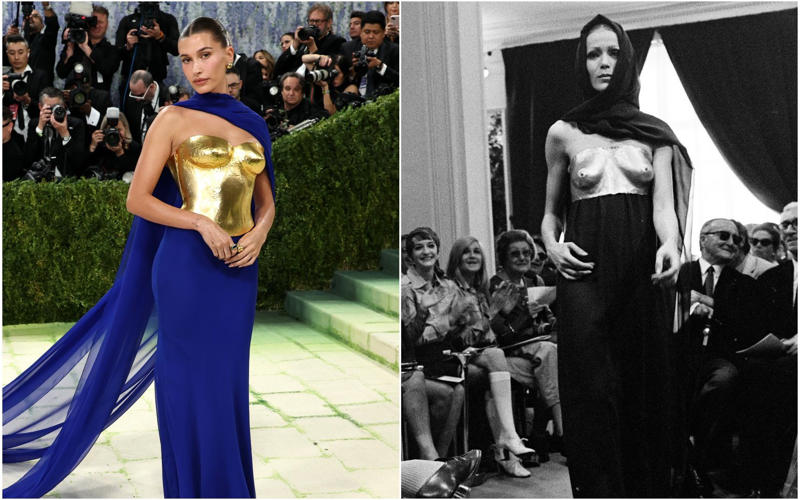 Heidi Klum as the Veiled Vestal, Kendall Jenner as the Winged Victory of Samothrace, Madonna (and friends) as the Temptation of Saint Anthony, The Temptation of Saint Anthony by Leonora Carrington, Gracie Abrams as Gustav Klimt’s Adele Bloch-Bauer, Hunter Schafer as Gustav Klimt’s Mäda Primavesi, Kylie Jenner as Venus de Milo, Venus Williams as herself, Kim Kardashian in a breastplate by Allen Jones, Hailey Bieber in Saint Laurent, Beyoncé as Caroline Durieux’s Visitor, Rosé as Georges Braque’s the Birds, Rachel Zegler as Paul Delaroche’s the Execution of Lady Jane Grey, Sabrina Carpenter as Sabrina, Sabrina Carpenter as Andy Warhol’s Marilyn Monroe, Charli XCX as Van Gogh’s Irises, Alexa Chung as Monet’s Water Lilies, Ashley Graham as Hestia, Emma Chamberlain in Mugler