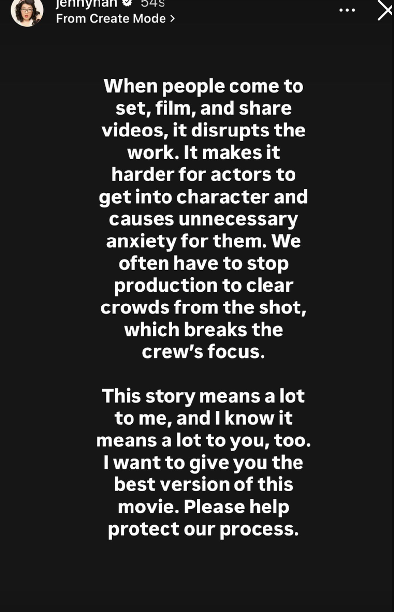 What will the movie be about?, What else has Jenny Han said about the film?, Has the movie started filming?, When will the movie come out?