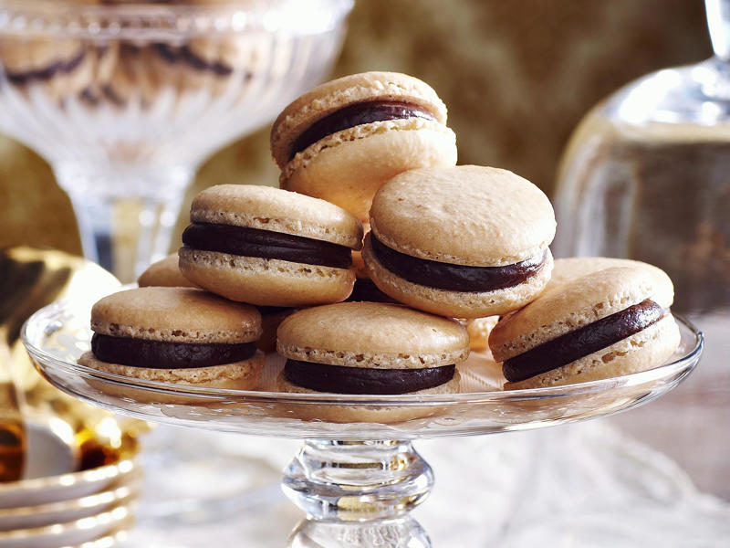 How to host a delightfully fancy high tea party ,          Vintage cake with apple &amp; Swiss meringue buttercream      ,          Fancy finger sandwiches for a high tea      ,          Mini fetta &amp; mushroom pies      ,          Over-the-top chocolate and macadamia brownies      ,          Lime and yoghurt cakes with elderflower syrup      ,          Classic chicken finger sandwiches      ,          Strawberry bliss scones      ,          Spelt blini with hot smoked salmon and crème fraîche      ,          Mini pavlovas with vanilla syrup strawberries      ,          Mini lemon almond lamingtons      ,          Mini brown sugar and hazelnut whoopie pies      ,          Basic scones      ,          Chocolate and caramel eclairs      ,          Peach and hazelnut friands      ,          Chocolate and caramel macarons      ,          Little chocolate hazelnut cakes      ,          Baked coconut custard tarts      ,          Raspberry and orange cordial      ,          Strawberry jelly cakes      ,          Mini blue cheese quiches      
