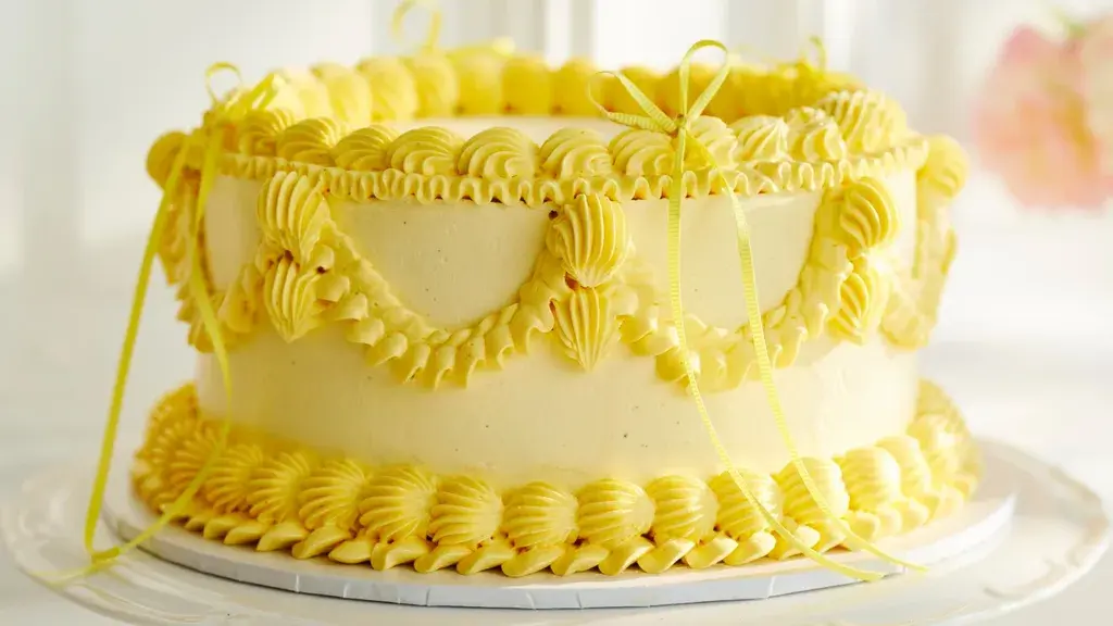 Ingredients, Vintage cake: get the piping right, Why use cake flour?, Can I prepare the vintage cake ahead of time?, What is a cake turntable?, More beautiful layer cakes