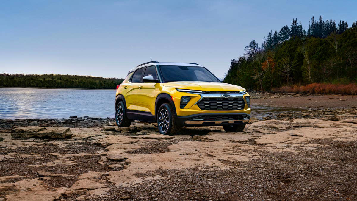 Full-Size Pickups (F-150 vs. Silverado 1500), Full-Size SUVs (Expedition vs. Tahoe), Performance Cars (Mustang vs. Corvette), Compact SUVs (Escape vs. Equinox), Compact SUVs - Take Two (Bronco Sport vs. Trailblazer)