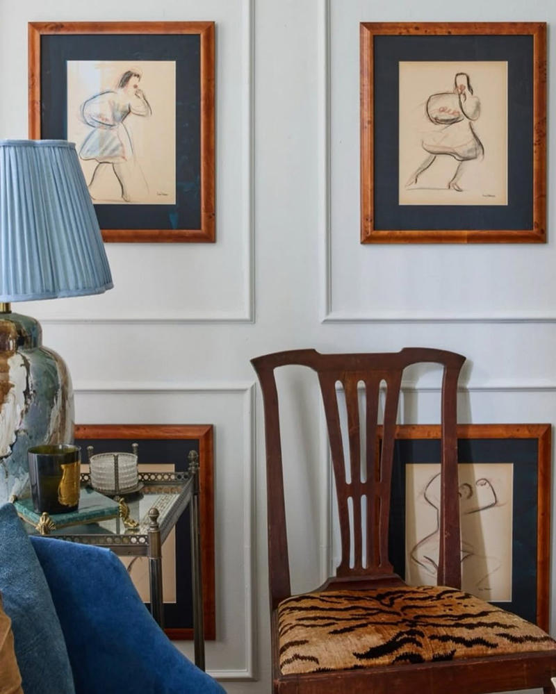 The Busy Wallpaper in My Bedroom, The Expansive Gallery Wall in My Bedroom, Navy Paint in the Living Room, Excess Furniture, An Exposed Bar Cart