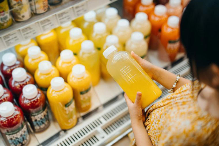 Gut health drinks, Fruit juices, Detox teas, Flavoured waters, Smoothies, Electrolyte drinks, Protein shakes, Coffee drinks, Bottled teas, Sports drinks