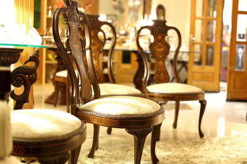 TV Stands and Entertainment Centers, Sterling Silver, Dining Room Furniture, Upholstered Pieces With Good Frames, Original Artwork, Vintage Textiles