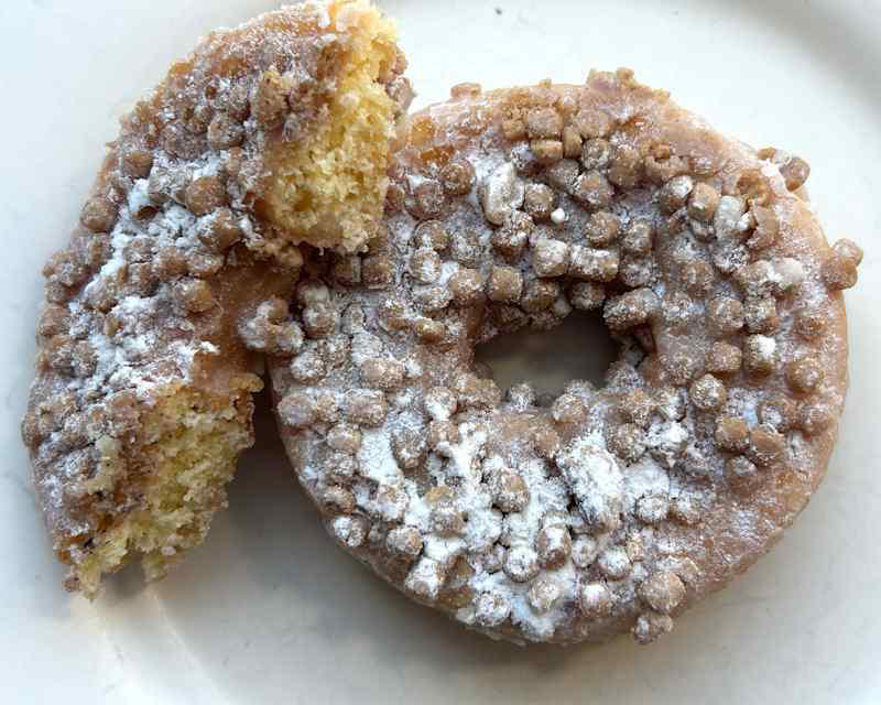 7. Entenmann's Rich Frosted Donuts, 6. Entenmann's Cinnamon Donuts , 5. Entenmann's Powdered Donuts, 4. Entenmann's Devil's Food Donuts, 3. Entenmann's Plain Donuts , 2. Entenmann's Buttermilk Glazed Donuts , 1. Entenmann's Crumb-Topped Donuts
