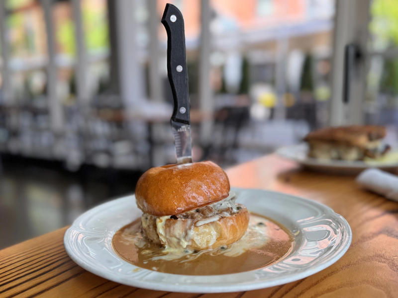 Top 10 burger spots in the Midwest, Bard's Burgers &amp; Chili, Covington, Ky., The Inferno Room, Indianapolis, Ind., Jay's Burgers, Louisville, Ky., Little Ghost, Ferndale, Mich., Redcoat Tavern, two locations in metro Detroit, Ringside Cafe, Columbus, Ohio, Sacred Beast, Cincinnati, Ohio, Son of Thurman, Columbus, Ohio, Toasty's Tavern, Louisville, Ky., The Workingman's Friend, Indianapolis, Ind.