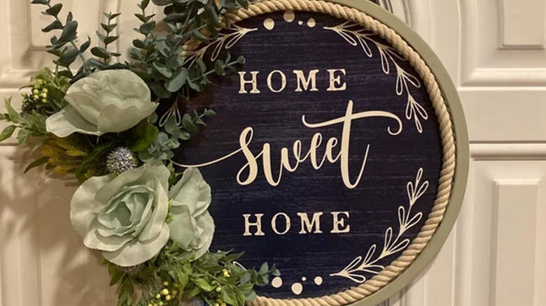 A decorative decoupage bowl, Hanging a decorated old frying pan, A tiny portable fire pit, Baking pan candle sconces, A vertical frying pan planter, Bundt cake pan planter, Sheet pan cookbook stand, Pizza pan wreath or sign