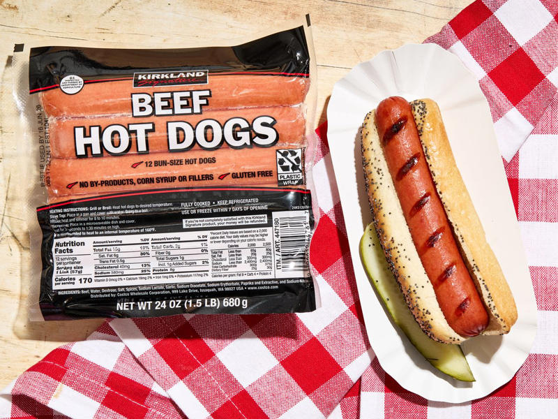 How I Chose the Hot Dogs, How I Tested the Hot Dogs, The Best Store-Bought Hot Dogs, Ranked, 10th Place: Oscar Mayer, 9th Place: Ballpark, 8th Place: Nathan's Famous, 7th Place: Wellshire , 6th Place: Teton Waters Ranch, 5th Place: Hebrew National, 4th Place: 365 by Whole Foods, 3rd Place: Vienna Beef, 2nd Place: Kirkland Signature From Costco, 1st Place Winner: Applegate
