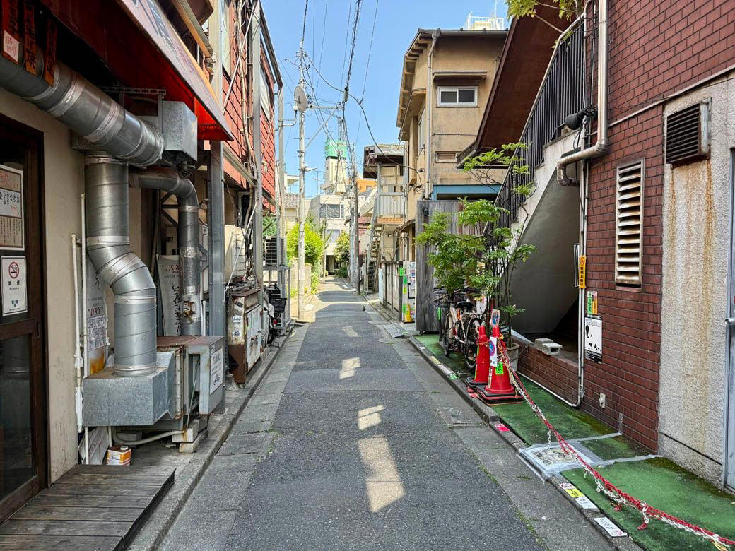 駅周辺は狭い道に商店や住宅が混在, 中井・落合の低地エリアを歩く, 山手通り沿いの景色, 台地には戸建てが並ぶ, 台地と低地で景色が異なる理由, 小工業と、進む宅地化, 台地と低地で異なる歴史を刻んできた