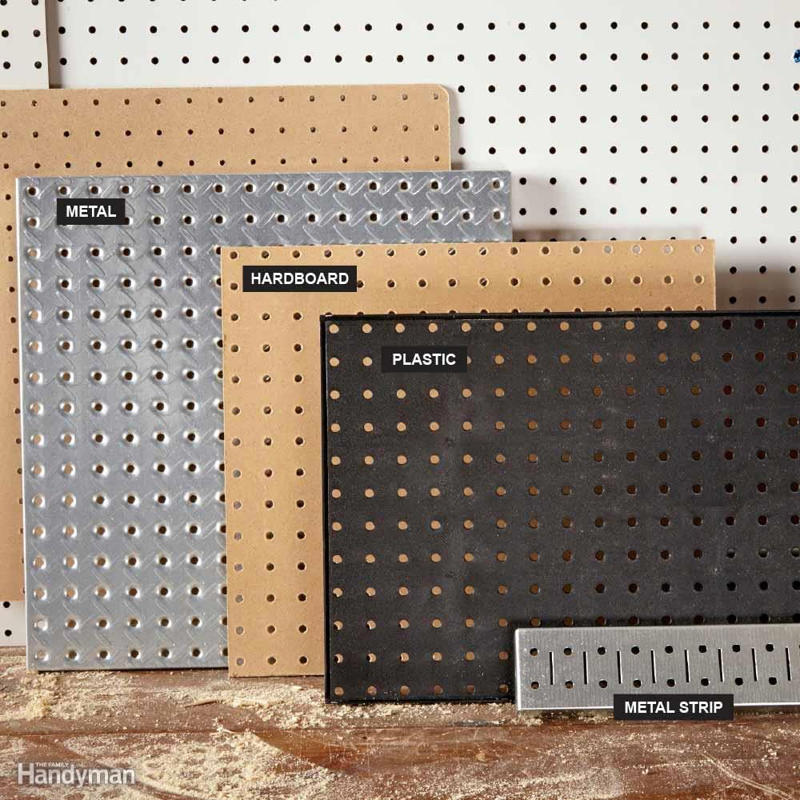 Beyond Hardboard Garage Overhead Storage, Easy Overhead Garage Storage, Garage Storage Tubes, Gladiator GearTrack, Sports Equipment Storage, Customizable Wall of Storage in One Weekend, Don't Waste the High Space, Upcycled Garage Storage Idea, Beyond Hardboard, How to Mount Pegboard Walls, Ball Storage, Pegboard Cubbyholes, Pegboard Shelves