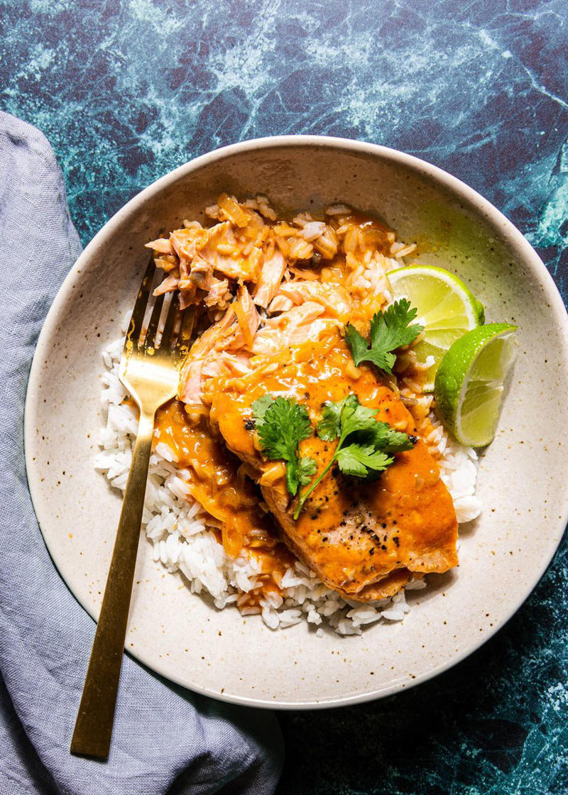 Brown Sugar Salmon, One-Pot Baked Risotto With Blistered Tomatoes &amp; Burrata, Sheet-Pan Roasted Red Onion Chicken, Lunch Lady Sheet-Pan Pizza, Stuffed Peppers, Harvest Caesar Salad, Chicken Quesadillas, Dirty Martini Steak Frites, Creamy Butternut Squash Orzo, Smash Burger Tacos, Steak With Bourbon Garlic Cream Sauce, Black Bean Sweet Potato Taco Skillet, Veggie Burgers, Pad See Ew, Chicken Fajita Casserole, Cauliflower Tacos, Sesame Tofu &amp; Broccoli, BBQ Sheet-Pan Chicken, Cobb Salad, Bánh Mì Turkey Burgers, Sheet-Pan Roasted Halloumi &amp; Broccolini, Creamy Peanut-Lime Chicken With Noodles, Mediterranean Pizza, Burger Bowls, Summer Roll Bowl, Marry Me Chicken, BBQ Chicken Skillet Pizza, Creamy Sun-Dried Tomato Salmon &amp; Orzo, Chicken Tacos, Surf 'n' Turf Foil Packs, Mediterranean Stuffed Meatballs, Lobster Ravioli, Sheet-Pan Tikka Masala, Ground Beef Stir-Fry Teriyaki Bowls, Baked Salmon, Creamy Feta &amp; Tomato Chicken, Vegetable Curry, Detroit-Style Pizza, Tequila-Lime Chicken Thighs, Coconut Chickpea &amp; Sweet Potato Curry, Carnitas, Taco Gnocchi Bake, Sushi Bake, Sushi Bowls, Steak &amp; Potato Skillet, Perfect Chicken Alfredo, Coconut Braised Cabbage, Miso Salmon &amp; Farro Bowl, Chicken Broccoli Alfredo Pizza, Enchilada Stuffed Shells, Cabbage Parmesan, Sheet-Pan Garlicky Shrimp &amp; Veggies, Thai-Inspired Basil Beef Bowls, Peruvian-Style Chicken With Green Sauce, Buffalo Chicken Parm, One-Pan Tuna Pasta, Za'atar Sheet Pan Chicken, Pizza Orzo, Baked Feta Pasta, Pad Thai, Creamy Tomato Vegan Pasta, Cacio E Pepe, Thai-Style Red Curry Meatballs, Air Fryer Beef &amp; Broccoli, Brie Spaghetti, Green Chile Chicken Skillet Enchiladas, Feta &amp; Herb-Crusted Salmon, Orange Chicken, Sheet-Pan Harissa Chicken &amp; Sweet Potatoes, Linguine With Clams, Dragon Roll, Butter Chicken, Cheesy Chorizo, Chickpea &amp; Crispy Rice Skillet, Roasted Red Pepper Shrimp Linguine, One-Pan Greek Chicken Drumsticks, Garlic-Parm Gnocchi, Extra Lemony Seitan Piccata, Salmon &amp; Potato Skillet, Caprese Chicken &amp; Polenta Bake, Coconut Curry Salmon