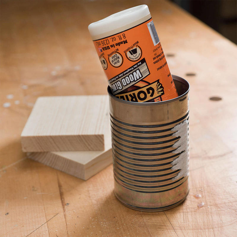 Tin Can Glue Bottle Storage The Easiest Way to Refresh Dry Wood Putty, Make Your Own Car Air Freshener, An Excuse to Snack While Painting, One Cent Toilet Shims, Toilet Paper Roll Wrapping Paper Sleeve, Shoe Box Touch-Up Paint Kit, Oil Bottle Hardware Storage, Safer Blade Disposal, Tin Can Glue Bottle Storage