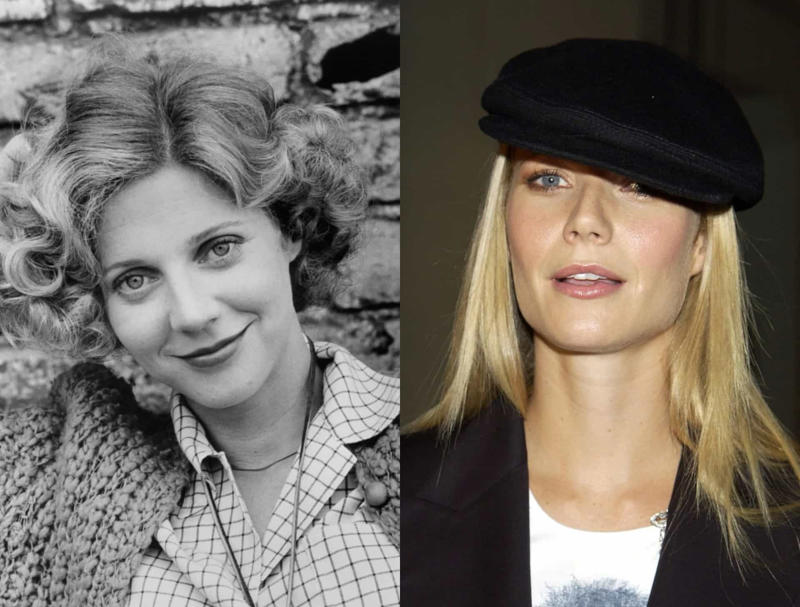 Blythe Danner and Gwyneth Paltrow Madonna and Lourdes Leon, Vanessa Paradis and Lily-Rose Depp, Meryl Streep and Grace Gummer, Kennya Baldwin and Hailey Bieber, Kris Jenner and Kim Kardashian, Blythe Danner and Gwyneth Paltrow, Jerry Hall and Georgia May Jagger, Angelina Jolie and Shiloh Jolie-Pitt, Diana Ross and Tracee Ellis Ross, Carrie Fisher and Billie Lourd, Catherine Zeta-Jones and Carys Douglas, Courtney Love and Frances Bean Cobain, Jada Pinkett Smith and Willow Smith