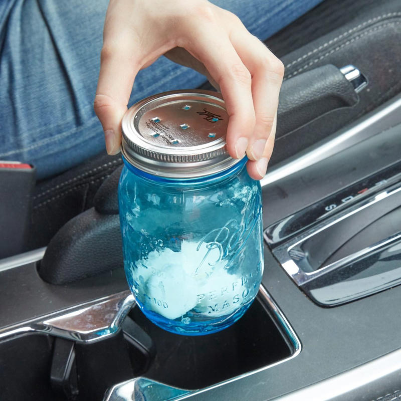 Make Your Own Car Air Freshener The Easiest Way to Refresh Dry Wood Putty, Make Your Own Car Air Freshener, An Excuse to Snack While Painting, One Cent Toilet Shims, Toilet Paper Roll Wrapping Paper Sleeve, Shoe Box Touch-Up Paint Kit, Oil Bottle Hardware Storage, Safer Blade Disposal, Tin Can Glue Bottle Storage