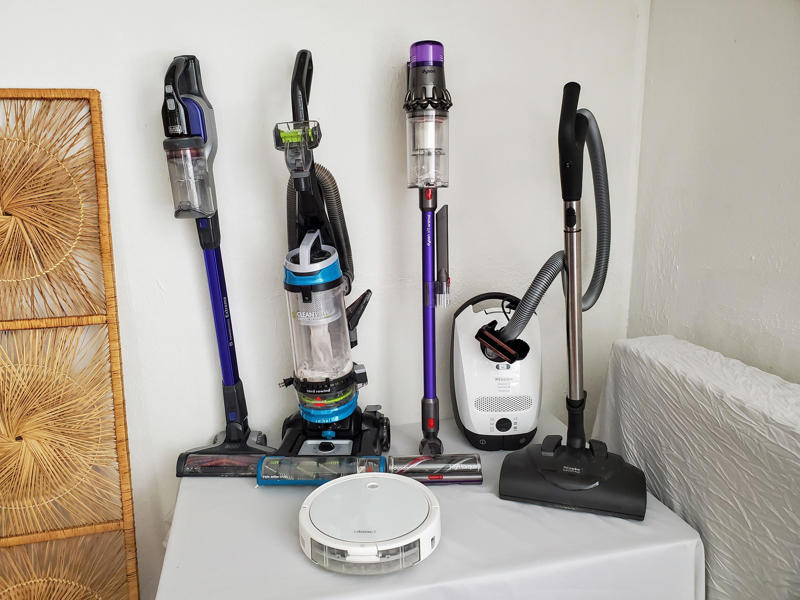 Our top picks of the best vacuum cleaners, How to choose the right vacuum, Best cordless, Best upright, Best budget, Best splurge, Best for pet hair, Best lightweight, Best robot vacuum and mop, Best handheld, Best wet-dry, Our top picks, compared, What to look for in a vacuum cleaner, How we test the best vacuum cleaners, Meet the expert behind this guide, Vacuum cleaner FAQs