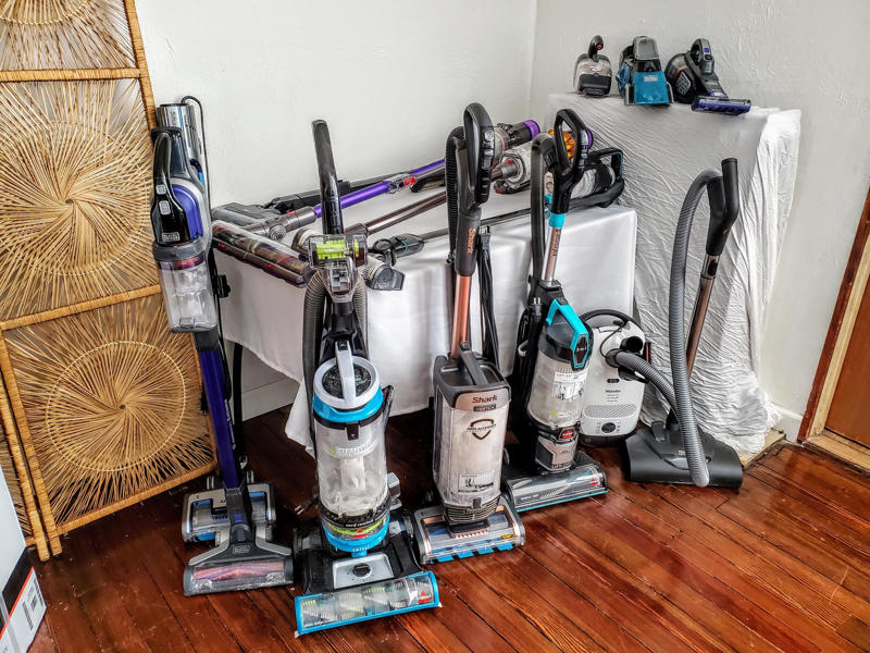 Our top picks of the best vacuum cleaners, How to choose the right vacuum, Best cordless, Best upright, Best budget, Best splurge, Best for pet hair, Best lightweight, Best robot vacuum and mop, Best handheld, Best wet-dry, Our top picks, compared, What to look for in a vacuum cleaner, How we test the best vacuum cleaners, Meet the expert behind this guide, Vacuum cleaner FAQs