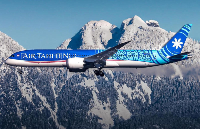 Air Tahiti Nui Sky candy, Aeroflot, Aer Lingus, Aeroméxico, Aircalin, Air Canada, Air Malta, Air New Zealand, All Nippon Airways, American Airlines, British Airways, Brussels Airlines, China Airlines, EgyptAir, Etihad Airways, Fiji Airways, Gulf Air, Icelandair, Norwegian Air, Southwest Airlines, Thai Airways, Vietnam Airlines, Virgin Atlantic, Air Tahiti Nui, Alaska Airlines