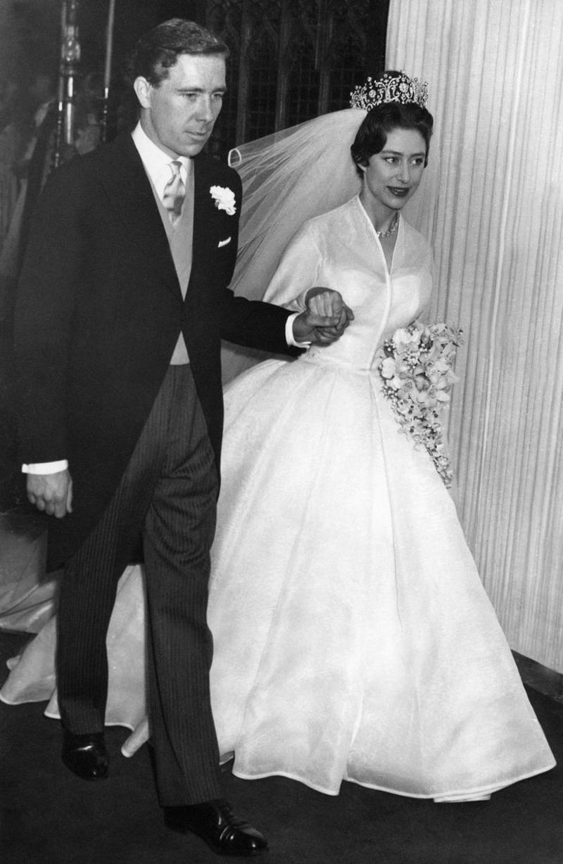 1960: Princess Margaret and Antony Armstrong-Jones 1930: Dolores del Río and Cedric Gibbons, 1934: Ginger Rogers and Lew Ayres, 1937: Ingrid Bergman and Petter Lindstrom, 1943: Jean-Pierre Aumont and Maria Montez, 1944: Bill Robinson and Elaine Plaines, 1945: Humphrey Bogart and Lauren Bacall, 1945: Shirley Temple and John Agar, 1945: Judy Garland and Vincente Minnelli, 1945: Bette Davis and William Grant Sherry, 1946: Jackie Robinson and Rachel Isum, 1947: Josephine Baker and Jo Bouillon, 1947: Carmen Miranda and David Alfred Sebastian, 1948: Nat King Cole and Maria Hawkins, 1949: Prince Aly Khan and Rita Hayworth, 1949: Lucille Ball and Desi Arnaz, 1950: Conrad Hilton and Elizabeth Taylor, 1951: Tony Curtis and Janet Leigh, 1951: Shah Mohammad Reza Pahlavi and Queen Soraya, 1952: Roger Vadim and Brigitte Bardot, 1952: Elizabeth Taylor and Michael Wilding, 1953: JFK and Jacqueline Kennedy, 1954: Audrey Hepburn and Mel Ferrer, 1954: Joe DiMaggio and Marilyn Monroe, 1955: Joan Crawford and Alfred Steele, 1955: Debbie Reynolds and Eddie Fisher, 1955: Rock Hudson and Phyllis Gates, 1956: Arthur Miller and Marilyn Monroe, 1956: Prince Rainier of Monaco and Grace Kelly, 1957: Sophia Loren and Carlo Ponti, 1957: Robert Wagner and Natalie Wood, 1958: Jayne Mansfield and Mickey Hargitay, 1959: Julie Andrews and Tony Walton, 1959: Dorothy Dandridge and Jack Denison, 1959: Jacques Charrier and Brigitte Bardot, 1960: Eartha Kitt and William McDonald, 1960: Princess Margaret and Antony Armstrong-Jones, 1961: Ginger Rogers and William Marshall, 1961: Lucille Ball and Gary Morton, 1962: Nancy Kwan and Peter Pock, 1964: Elizabeth Taylor and Richard Burton, 1965: Judy Garland and Mark Herron, 1966: Frank Sinatra and Mia Farrow, 1967: Jane Fonda and Roger Vadim, 1967: Elvis Presley and Priscilla Presley, 1968: Sharon Tate and Roman Polanski, 1969: Audrey Hepburn and Andrea Dotti, 1971: Bianca Jagger and Mick Jagger, 1978: Aretha Franklin and Glynn Turman, 1981: Princess Diana and Prince Charles, 1987: Diahann Carroll and Vic Damone