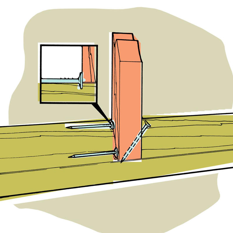 Stop Those Shifting Studs Wire Stick-Up, Quieter Doors, Gutter Protector, Staple And Tack Puller Fulcrum, Curtain Rod Plant Pole, Electrical Tape Wrap, Squeaky Floor Fix, Gutter Cleaner, Door Bottom Sander, Stop Those Shifting Studs, Stay-Together Vacuum Hose, Doorknob Set Screws, Get-a-Grip Shop Vacuum, Ladder Hammer, All-Weather Plant ID Tag, Portable Shoe Scraper, Garden Hose Hanger, Big Sheet Carrier, Thumb Saver, Gutter Straightener, Garage Door Saver, Plywood Concrete Mixer, Firewood Shelter, Tree Bark Protector, Hollow Door Fixer, Splashblock Anchor
