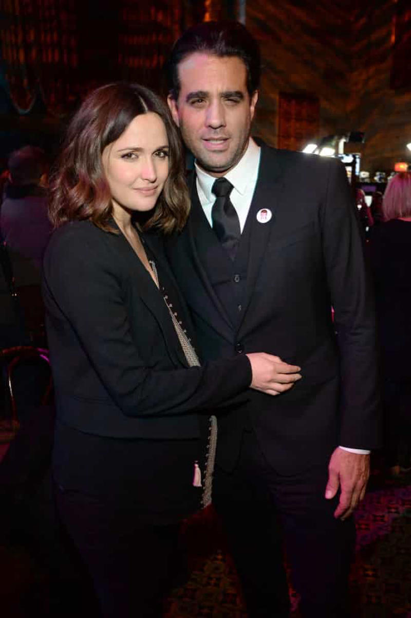 Malcolm McDowell and Mary Steenburgen, Catherine Keener and Dermot Mulroney, Ellen Barkin and Gabriel Byrne, Linda Hamilton and James Cameron, Billy Crudup and Mary Louise Parker, Eva Mendes and Ryan Gosling, Rose Byrne and Bobby Cannavale, Michael Sheen and Kate Beckinsale, Adam Brody and Leighton Meester, Enrique Iglesias and Anna Kournikova, Rashida Jones and Ezra Koenig, Laurence Fishburne and Gina Torres, Alexis Bledel and Vincent Kartheiser, Adam Driver and Joanne Tucker