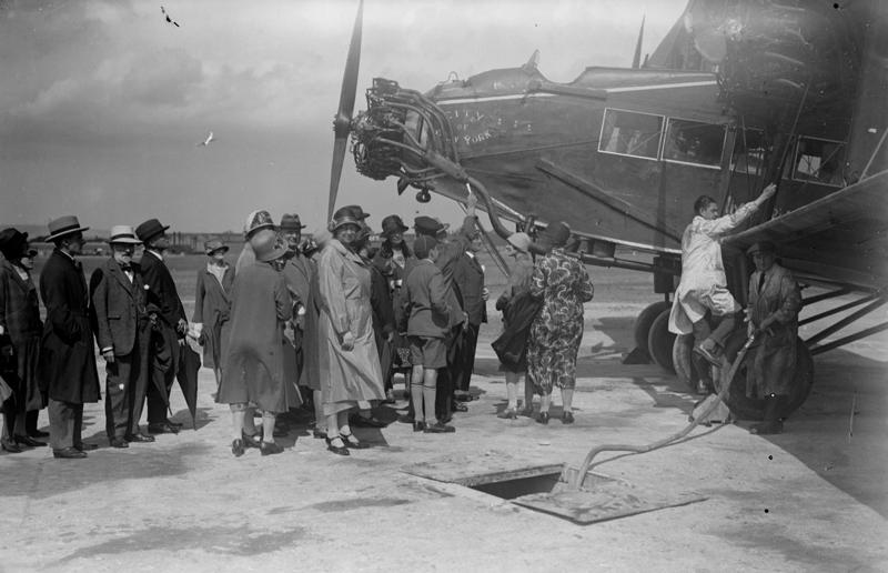1920s: the beginnings of air travel A flight back in time, 1920s: the beginnings of air travel, 1920s: a passenger compartment from the 1920s, 1920s: inside a Transcontinental Air Transport plane, 1920s: bed compartments of a German Junker aircraft, 1920s: a flight attendant serves drinks on a French Airliner service, 1920s: an early German Deutsche Luft Hansa plane, 1920s: the Dornier Do X dining salon, 1920s: the first ever in-flight movie, 1920s: enjoying breakfast at 3,000 feet (914m), 1920s: passengers get weighed before their flight, 1930s: passengers climb aboard a plane at Croydon Airport, England, 1930s: crew members check bags before a flight to LA, 1930s: the check-in desk at newly opened Gatwick Airport, 1930s: an early plane with wicker seats, 1930s: the comfortable seats of a Handley Page HP42, 1930s: a plush Imperial Airways cabin, 1930s: passengers aboard the Douglas DC-1, 1930s: a flight attendant serves tea in bed, 1930s: ladies traveling on an Eastern Air Transport plane, 1930s: chefs load up a plane with homemade treats, 1930s: women in their finest attire wait to board a plane, 1930s: passengers listen to a broadcast aboard a flight, Early 1940s: passengers on board the Junkers G.38 plane, 1940s: day cabins inside an Imperial Airways flying boat, 1940s: interior of a McDonnell Douglas DC-6, 1940s: inside a Sikorsky S-40 flying boat, Late 1930s: the early days of Pan Am, 1940s: Pan American Airlines' Boeing 314 Clipper sets off, 1940s: inside the Boeing 314 flying boat, 1940s: it wasn't cheap to fly aboard the Boeing 314, 1940s: a couple enjoys dinner aboard the Boeing 314, 1940s: the early days of Heathrow Airport, 1940s: Boeing 307 Stratoliner's cocktail lounge, 1940s: the overnight intercontinental service onboard Boeing Stratocruiser, 1940s: the communal lounge aboard a Boeing aeroplane, 1950s: guests relax in an onboard lounge compartment, 1950s: the Sky-Cot aboard a British Overseas Airways Corporation flight, 1950s: a movie projector on a United Airlines flight