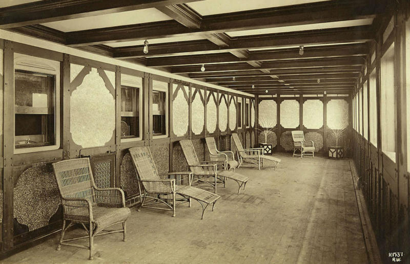 First class: staterooms The Titanic's tragic tale, The creation of a legend, Building the Titanic, The ship of dreams sets sail, A shocking near miss, Heading into history, First class: the grand staircase, First class: dining saloon, First class: a la carte restaurant, First class: Veranda café and Palm Court, First class: keeping fit, First class: the Turkish baths, First class: swimming pool, First class: smoking room, First class: reading and writing room, First class: staterooms, First class: the super-rich passengers, Second class: staterooms, Second class: elevators, Second class: facilities, Second class: promenade deck chairs, Steerage: staterooms, Steerage: dining room, Steerage: smoking room, SS Mesaba sends a warning, "Iceberg right ahead", Extreme peril, To the lifeboats, The final plunge, Carpathia to the rescue, Survivors on the Carpathia, The iceberg that sank the Titanic?, Everyone saved?, The rescue ships, What happened to the crew?, Captain E.J Smith, 'The greatest coward in history', The inquiries, Raise the Titanic?, Finding the ship, Exploring the wreck, Treasures from the seabed, Tragic search for Titanic wreck, Titanic's lost sister, Suite dreams, No more replica