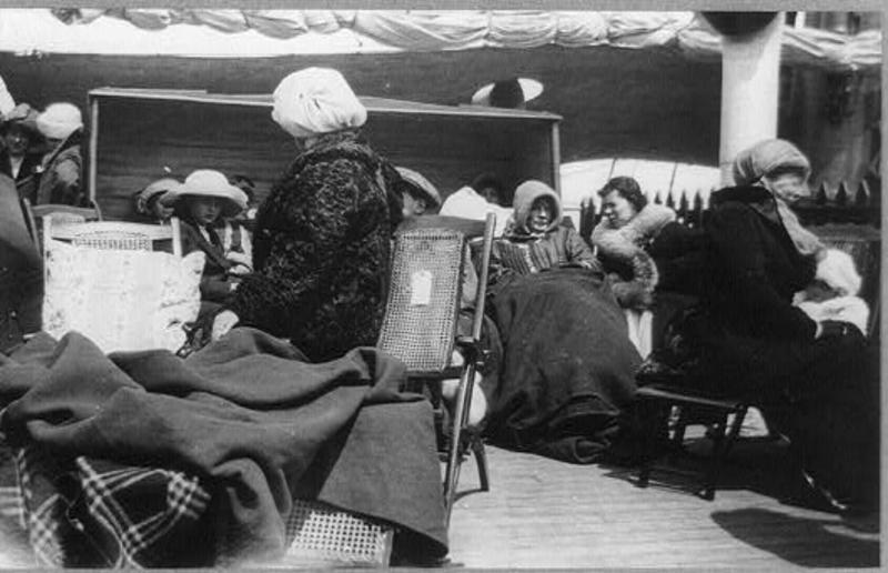 Survivors on the Carpathia The Titanic's tragic tale, The creation of a legend, Building the Titanic, The ship of dreams sets sail, A shocking near miss, Heading into history, First class: the grand staircase, First class: dining saloon, First class: a la carte restaurant, First class: Veranda café and Palm Court, First class: keeping fit, First class: the Turkish baths, First class: swimming pool, First class: smoking room, First class: reading and writing room, First class: staterooms, First class: the super-rich passengers, Second class: staterooms, Second class: elevators, Second class: facilities, Second class: promenade deck chairs, Steerage: staterooms, Steerage: dining room, Steerage: smoking room, SS Mesaba sends a warning, "Iceberg right ahead", Extreme peril, To the lifeboats, The final plunge, Carpathia to the rescue, Survivors on the Carpathia, The iceberg that sank the Titanic?, Everyone saved?, The rescue ships, What happened to the crew?, Captain E.J Smith, 'The greatest coward in history', The inquiries, Raise the Titanic?, Finding the ship, Exploring the wreck, Treasures from the seabed, Tragic search for Titanic wreck, Titanic's lost sister, Suite dreams, No more replica
