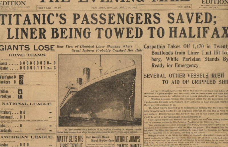 Everyone saved? The Titanic's tragic tale, The creation of a legend, Building the Titanic, The ship of dreams sets sail, A shocking near miss, Heading into history, First class: the grand staircase, First class: dining saloon, First class: a la carte restaurant, First class: Veranda café and Palm Court, First class: keeping fit, First class: the Turkish baths, First class: swimming pool, First class: smoking room, First class: reading and writing room, First class: staterooms, First class: the super-rich passengers, Second class: staterooms, Second class: elevators, Second class: facilities, Second class: promenade deck chairs, Steerage: staterooms, Steerage: dining room, Steerage: smoking room, SS Mesaba sends a warning, "Iceberg right ahead", Extreme peril, To the lifeboats, The final plunge, Carpathia to the rescue, Survivors on the Carpathia, The iceberg that sank the Titanic?, Everyone saved?, The rescue ships, What happened to the crew?, Captain E.J Smith, 'The greatest coward in history', The inquiries, Raise the Titanic?, Finding the ship, Exploring the wreck, Treasures from the seabed, Tragic search for Titanic wreck, Titanic's lost sister, Suite dreams, No more replica