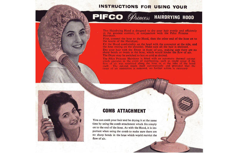 Pifco Princess The most popular items from the decade, Braun T3, Yardley Oh! de London, Remington Lektronic, Sony Triniton KV-1210, Kodak Instamatic 104, Sunbeam Mixmaster, Pifco Princess, Black & Decker U-100, West Bend Flavo-matic, Chinese Girl by Vladimir Tretchikoff, Troll Dolls, Hoover Dial-A-Matic, Western Electric Model 500, Uncle Milton's Ant Farm, General Electric Automatic Toothbrush, Chatty Cathy, Etch-a-Sketch