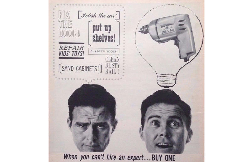 Black & Decker U-100 The most popular items from the decade, Braun T3, Yardley Oh! de London, Remington Lektronic, Sony Triniton KV-1210, Kodak Instamatic 104, Sunbeam Mixmaster, Pifco Princess, Black & Decker U-100, West Bend Flavo-matic, Chinese Girl by Vladimir Tretchikoff, Troll Dolls, Hoover Dial-A-Matic, Western Electric Model 500, Uncle Milton's Ant Farm, General Electric Automatic Toothbrush, Chatty Cathy, Etch-a-Sketch