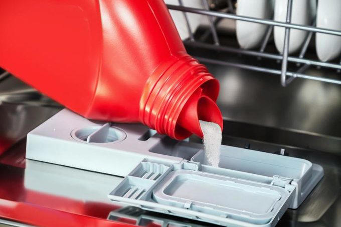 Not cleaning or overcleaning dishes before loading them, Abusing the door, Using too much detergent, Running small loads, Forgetting to replace the hose, Using hard water, Avoiding regular inspections, Putting sharp objects in the racks, Leaving broken glass in the bottom, Overloading it, Using the delay cycle, Forgetting to empty the food trap, Running through candle holders without removing melted wax, Putting in items that are too dirty, Skipping surge protectors, Not using a dishwasher cleaning product, Using cheap dishwasher products, Forgetting to lock the filter at the bottom of the dishwasher, Neglecting to clean the dishwasher screen, Running the wrong cycle type, Loading it incorrectly