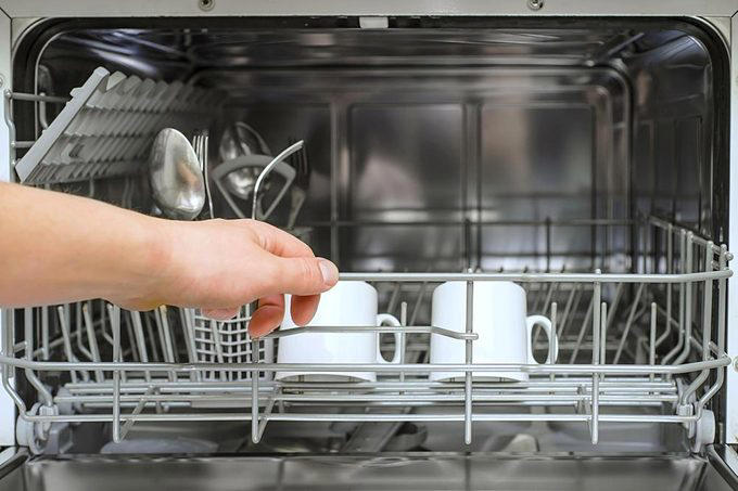 Not cleaning or overcleaning dishes before loading them, Abusing the door, Using too much detergent, Running small loads, Forgetting to replace the hose, Using hard water, Avoiding regular inspections, Putting sharp objects in the racks, Leaving broken glass in the bottom, Overloading it, Using the delay cycle, Forgetting to empty the food trap, Running through candle holders without removing melted wax, Putting in items that are too dirty, Skipping surge protectors, Not using a dishwasher cleaning product, Using cheap dishwasher products, Forgetting to lock the filter at the bottom of the dishwasher, Neglecting to clean the dishwasher screen, Running the wrong cycle type, Loading it incorrectly