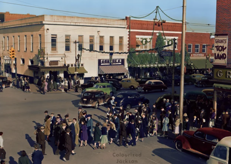 downtown - Garce 3 Colourized Jackson Malu Grants Top Land