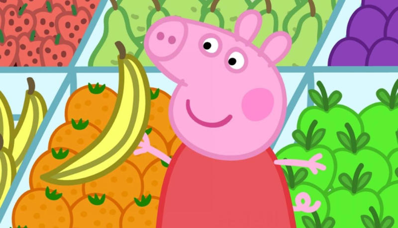 Peppa Pig Jem and the Holograms, Motoko Kusanagi, Lupin III, Kim Possible, Philip J. Fry, Doraemon, Dash Kappei, Yakko, Wakko and Dot, Edward Elric, April O'Neil, Mikki and Yuu, Ash and Pikachu, Beetlejuice, Koro-Sensei, SpongeBob SquarePants, Bugs Bunny, Candice Candy White, Captain Planet, Carmen Sandiego, Road Runner and Wile E. Coyote, Shinichi Kudo, Family Guy, The Flintstones, Galaxy Rangers, Gargoyles, Harlem Globetrotters, Homer Simpson, Jessica Rabbit, The Jetsons, Justice League, Yumeko Jabami, Light and Ryuk, Yakko and Miko, Muppet Babies, Oliver Atom, Monkey D. Luffy, Uncle Scrooge, Ranma and Akane, The Real Ghostbusters, Scooby Doo, Sherlock Holmes, Superman, The Powerpuff Girls, Tiny Toons Adventures, Optimus Prime, Yogi and Boo-boo, Alita: Battle ANgel, Beavis and Butt-head, Courage the Cowardly dog, Fanboy and Chum Chum, Finn (The Human), Son Gokuh, Cosmo and Wanda, Huckleberry Hound, Jimmy Neutron, Johnny Test, Penguins of Madagascar, Marsupilami, Mazinger Z, Mickey Mouse, Peppa Pig, The Pink Panther, PinkFong, Raponchi the frog, Ren and Stimpy, Shin Chan, Sam, Clover and Alex