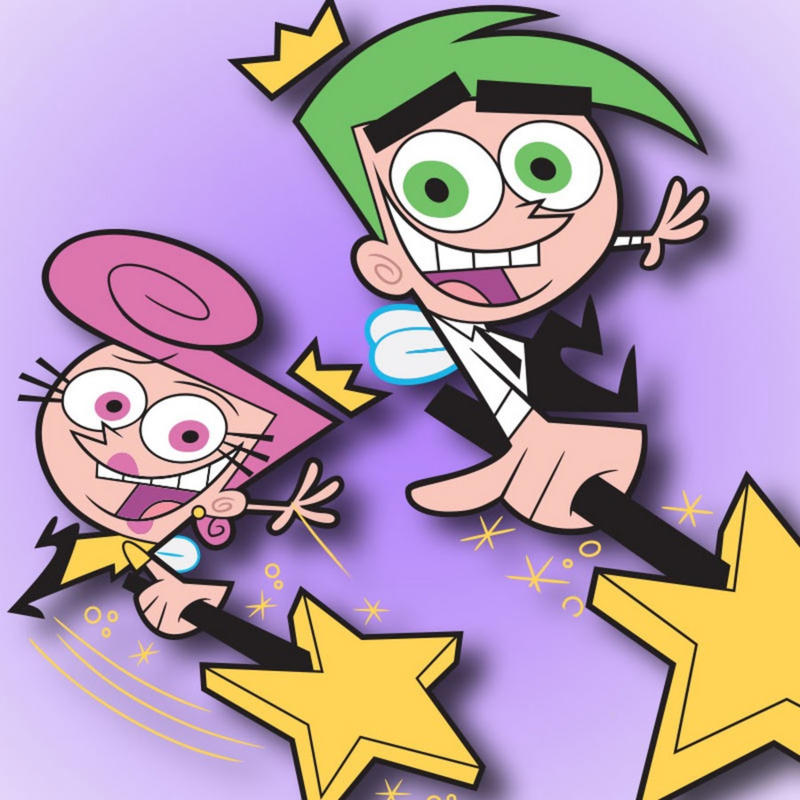 Cosmo and Wanda Jem and the Holograms, Motoko Kusanagi, Lupin III, Kim Possible, Philip J. Fry, Doraemon, Dash Kappei, Yakko, Wakko and Dot, Edward Elric, April O'Neil, Mikki and Yuu, Ash and Pikachu, Beetlejuice, Koro-Sensei, SpongeBob SquarePants, Bugs Bunny, Candice Candy White, Captain Planet, Carmen Sandiego, Road Runner and Wile E. Coyote, Shinichi Kudo, Family Guy, The Flintstones, Galaxy Rangers, Gargoyles, Harlem Globetrotters, Homer Simpson, Jessica Rabbit, The Jetsons, Justice League, Yumeko Jabami, Light and Ryuk, Yakko and Miko, Muppet Babies, Oliver Atom, Monkey D. Luffy, Uncle Scrooge, Ranma and Akane, The Real Ghostbusters, Scooby Doo, Sherlock Holmes, Superman, The Powerpuff Girls, Tiny Toons Adventures, Optimus Prime, Yogi and Boo-boo, Alita: Battle ANgel, Beavis and Butt-head, Courage the Cowardly dog, Fanboy and Chum Chum, Finn (The Human), Son Gokuh, Cosmo and Wanda, Huckleberry Hound, Jimmy Neutron, Johnny Test, Penguins of Madagascar, Marsupilami, Mazinger Z, Mickey Mouse, Peppa Pig, The Pink Panther, PinkFong, Raponchi the frog, Ren and Stimpy, Shin Chan, Sam, Clover and Alex