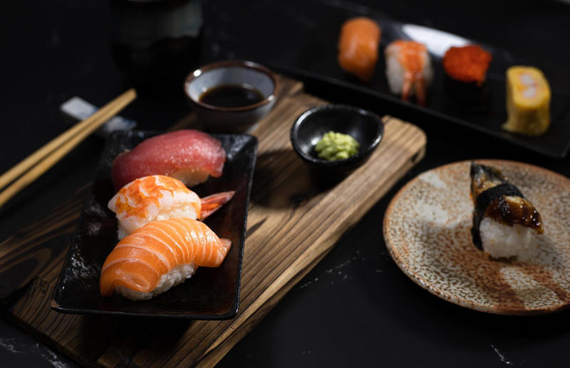 Sushi There is a better way, Cherries, Chicken wings, Cupcakes, Dumplings, Pringles, Spaghetti, Strawberries, Tic Tacs