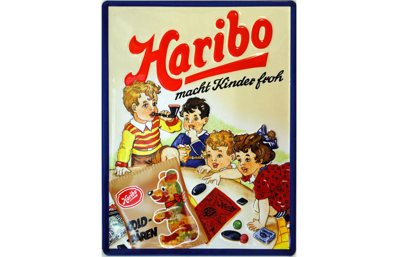 22. Haribo 23. Vegemite, 22. Haribo, 21. French’s Mustard, 20. Kraft, 19. Lurpak, 18. Hershey's, 17. Carnation, 16. Kellogg’s, 15. Oscar Mayer, 14. Lyle’s Golden Syrup, 13. Barilla, 12. Quaker Oats, 11. Campbell's, 10. Pillsbury, 9. Heinz, 8. Dr. Oetker, 7. Maggi, 6. Tabasco, 5. Lindt, 4. Knorr, 3. Lea & Perrins, 2. Cadbury, 1. Maille