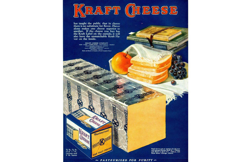 20. Kraft 23. Vegemite, 22. Haribo, 21. French’s Mustard, 20. Kraft, 19. Lurpak, 18. Hershey's, 17. Carnation, 16. Kellogg’s, 15. Oscar Mayer, 14. Lyle’s Golden Syrup, 13. Barilla, 12. Quaker Oats, 11. Campbell's, 10. Pillsbury, 9. Heinz, 8. Dr. Oetker, 7. Maggi, 6. Tabasco, 5. Lindt, 4. Knorr, 3. Lea & Perrins, 2. Cadbury, 1. Maille