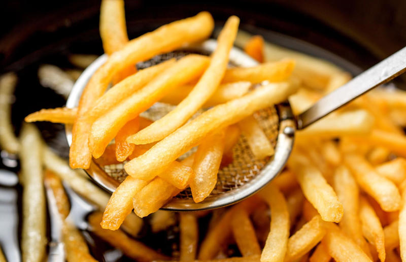 Avoid: fried potatoes 29. Eat more unrefined carbs, 28. Cook from scratch, 27. Replace saturated fat with monosaturated fat, 26. Drink green tea, 25. Try a Mediterranean diet, 24. Be a healthy vegan, 23. Only eat fries once a week, 22. Enjoy healthy sweet treats, 21. Toast bread until golden brown, 20. Don't char your meat too much, 19. Cut down on the hot dogs, 18. Choose nitrate-free bacon, 17. Watch your dairy intake, 16. Go easy on the salt, 15. Drink more water, 14. Eat plant-based protein, 13. Try plant-based fats, 12. Enjoy periods of fasting, 11. Go big on leafy greens, 10. Make pulses your friends, 9. Spice up your life, 8. Embrace a Japanese diet, 7. Eat more fruit – especially blueberries, 6. Increase your fibre intake, 5. Go nuts, 4. PB&J sandwiches are good for you, 3. Only drink coffee in the morning, 2. Up the Omega-3s