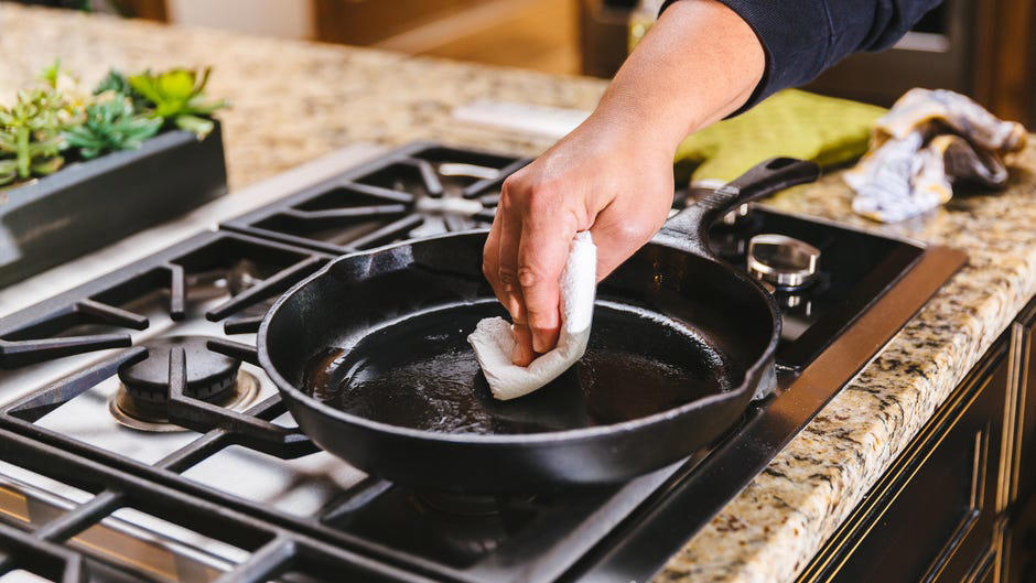 1. Tomatoes, 2. Vinegar, 3. Citrus, 4. Wine-based sauces , Can you cook eggs in cast iron?, What about fish?, How to avoid a cast-iron cooking conundrum
