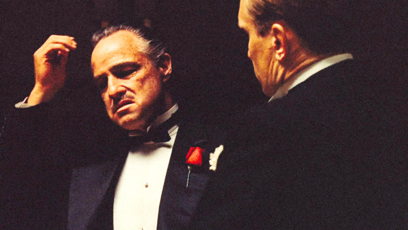 Vito Corleone Tony Manero, Rick Deckard, Mia Wallace, Axel Foley, Scarlett O'Hara, Norman Bates, John McLane, Eliot Ness, Leia Organa, Maverick, Frodo Bolson, William Wallace, Danny Zuko and Sandy Olsson, Jack Torrance, Clarice Starling and Hannibal Lecter, Kevin Macallister, The Dude (Jeff Lebowski), John Wick, Vito Corleone, Marty McFly and Emmet Doc Brown, Will Hunting, Neo, Trinity and Morpheus, Travis Bickle, Tyler Durden, Rachel Marron and Frank Farmer, Benjamin Button, Katniss Everdeen, Pennywise, Rick Blaine, Frank Drebin, Keyser Soze (spoiler alert!), Madmartigan, Jason Bourne, Tony Montana, Dominic Toreto, Jack Burton, Father Karras and Regan MacNeil, Anton Chigurh, Jessica Rabbit, Ellen Ripley, Margo Channing, Jack Sparrow, Inigo Montoya, Rocky Balboa, Bruce Wayne
