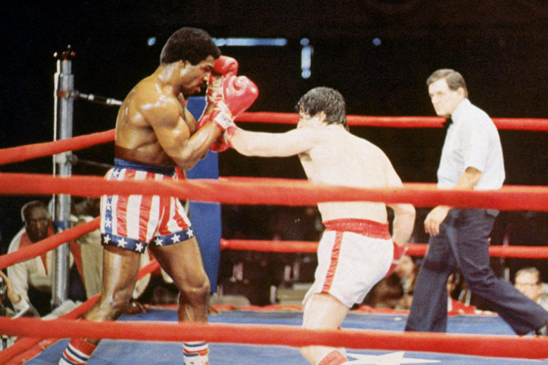 Rocky Balboa Tony Manero, Rick Deckard, Mia Wallace, Axel Foley, Scarlett O'Hara, Norman Bates, John McLane, Eliot Ness, Leia Organa, Maverick, Frodo Bolson, William Wallace, Danny Zuko and Sandy Olsson, Jack Torrance, Clarice Starling and Hannibal Lecter, Kevin Macallister, The Dude (Jeff Lebowski), John Wick, Vito Corleone, Marty McFly and Emmet Doc Brown, Will Hunting, Neo, Trinity and Morpheus, Travis Bickle, Tyler Durden, Rachel Marron and Frank Farmer, Benjamin Button, Katniss Everdeen, Pennywise, Rick Blaine, Frank Drebin, Keyser Soze (spoiler alert!), Madmartigan, Jason Bourne, Tony Montana, Dominic Toreto, Jack Burton, Father Karras and Regan MacNeil, Anton Chigurh, Jessica Rabbit, Ellen Ripley, Margo Channing, Jack Sparrow, Inigo Montoya, Rocky Balboa, Bruce Wayne