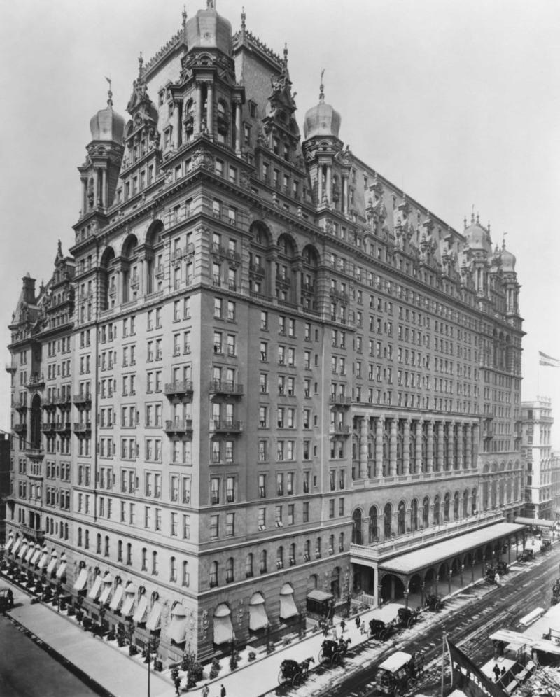 Cincinnati Public Library, Cincinnati, Original Waldorf Astoria Hotel, New York, Peacock Alley at the Waldorf-Astoria Hotel, Roxy Theater, New York, Pennsylvania Station, New York, Chicago Federal Building, Chicago, Nordbahnhof, Vienna, Cabaret de L'Enfer, Paris, Detroit Museum of Art, Detroit, Kėdainiai Palace, Lithuania, Casa de Velázquez, Madrid, Shibe Park, Philadelphia, Original Madison Square Garden, New York, The second Madison Square Garden, New York, New York World building